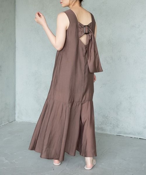 yukichi.（ユキチ）の「bella mermaid back design one-piece 【yukichi.】（ワンピース・レディース・ブラック/ブラウン/グリーン・FREE）」の16枚目の写真