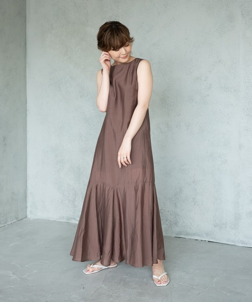 yukichi.（ユキチ）の「bella mermaid back design one-piece 【yukichi.】（ワンピース・レディース・ブラック/ブラウン/グリーン・FREE）」の18枚目の写真