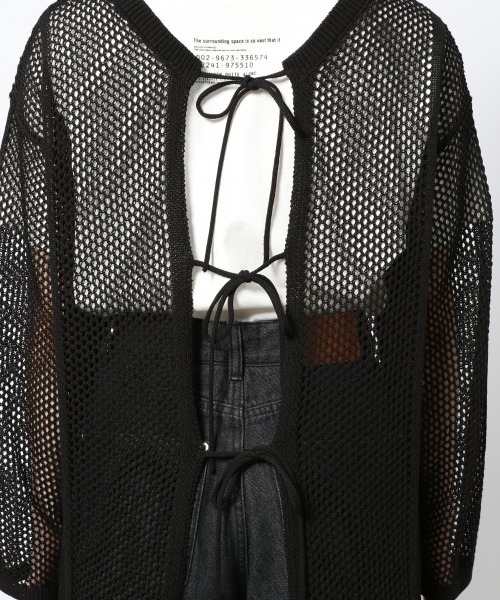 PAGEBOY（ページボーイ）の「２WAYメッシュアミワンピース（ワンピース・レディース・ホワイト/ブラック/ボルドー・FREE）」の15枚目の写真