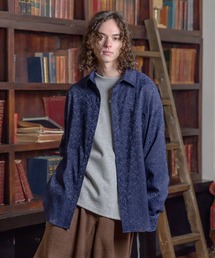 CASPER JOHN | Rough Size Damask Pattern Shirts/ラフサイズダマスク柄シャツ(シャツ/ブラウス)