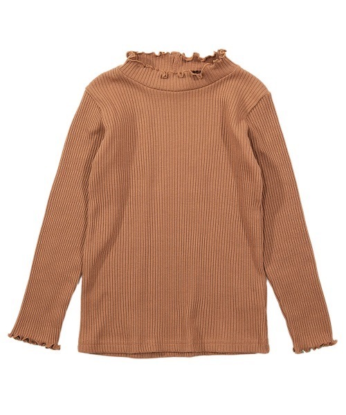 devirock（デビロック）の「リブ長袖Tシャツ（Tシャツ/カットソー・キッズ・ライトブラウン/ブラック/パープル系その他/テラコッタ/オフホワイト/モカ・110cm/160cm/120cm/100cm/150cm/130cm/140cm）」の15枚目の写真