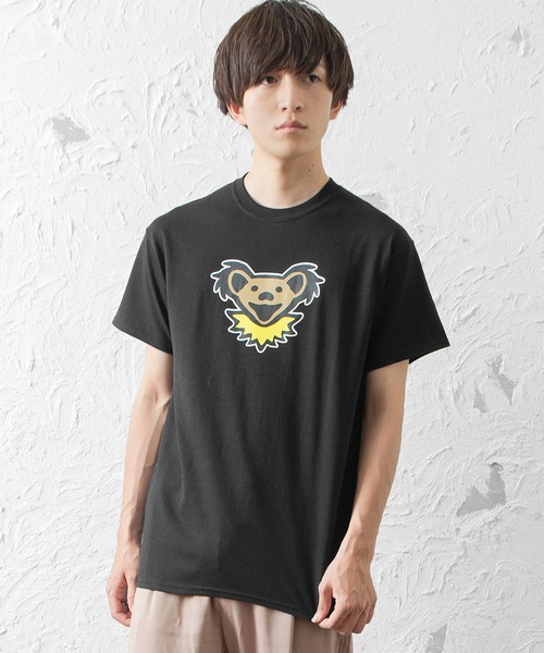 MinoriTY(マイノリティ)の「【Grateful Dead】半袖ベアフェイスプリントTシャツ(Tシャツ/カットソー・メンズ・ホワイト/ブラック/ライトグレー・L/M/XL)」の1枚目の写真