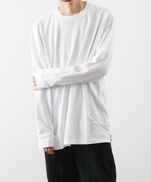 KAZUYUKI KUMAGAI ATTACHMENT | 30/1無撚糸×30/1MVSリバー天竺 クルーネックL/S(Tシャツ/カットソー)