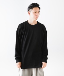 KAZUYUKI KUMAGAI ATTACHMENT | 30/1無撚糸×30/1MVSリバー天竺 クルーネックL/S(Tシャツ/カットソー)