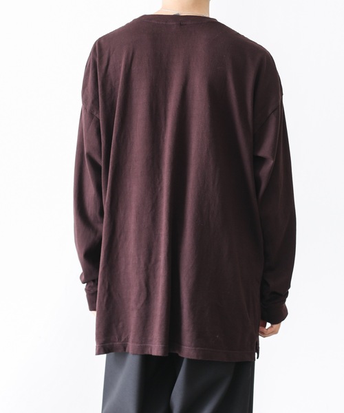 Yoshiki Kumai  専用③ セール】30/1無撚糸×30/1MVSリバー天竺 クルーネックL/S（T