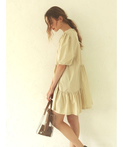 ACYM（アシーム）の「Back tie mini ワンピース（ワンピース