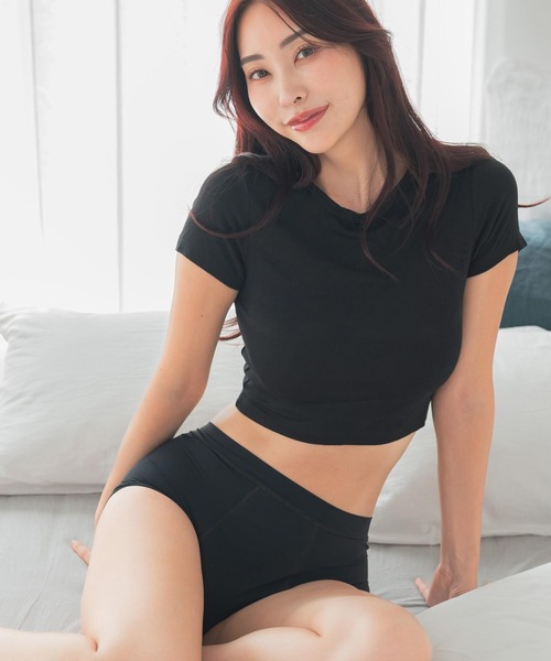 comfits(コンフィッツ)の「吸水ショーツ comfits special(ショーツ・レディース・ブラック/ライトブラック・LL/3L/S/M/L/XS)」の5枚目の写真