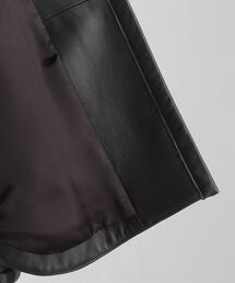 LOEFF（ロエフ）の「＜LOEFF（ロエフ）＞ レザー ポンチョ