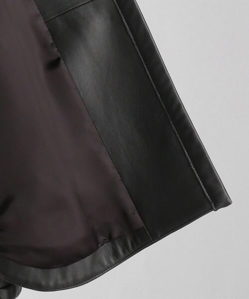 LOEFF（ロエフ）の「＜LOEFF（ロエフ）＞ レザー ポンチョ