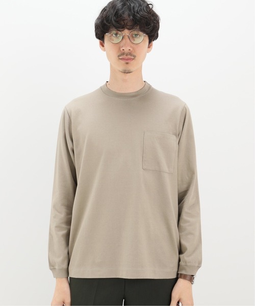 EDIFICE(エディフィス)の「コットンジャージー クルーネックTシャツ(Tシャツ/カットソー・メンズ・ホワイト/ベージュ系その他/ネイビー/ブルー系その他/イエロー・FREE/SMALL/MEDIUM/LARGE)」の18枚目の写真