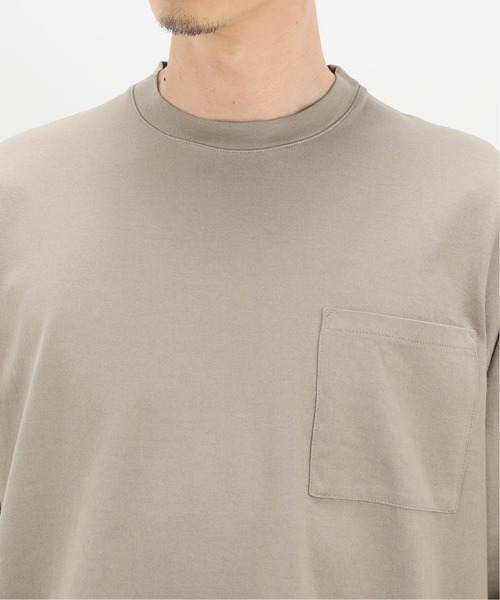 EDIFICE(エディフィス)の「コットンジャージー クルーネックTシャツ(Tシャツ/カットソー・メンズ・ホワイト/ベージュ系その他/ネイビー/ブルー系その他/イエロー・FREE/SMALL/MEDIUM/LARGE)」の8枚目の写真