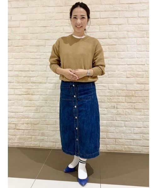 GAP（ギャップ）の「オーバーサイズセーター（ニット/セーター・メンズ・テラコッタ/グリーン/キャメル/アイボリー/ブラック・M/S/L/XL/XS）」の14枚目の写真