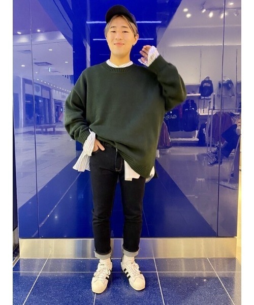 GAP（ギャップ）の「オーバーサイズセーター（ニット/セーター・メンズ・テラコッタ/グリーン/キャメル/アイボリー/ブラック・M/S/L/XL/XS）」の17枚目の写真