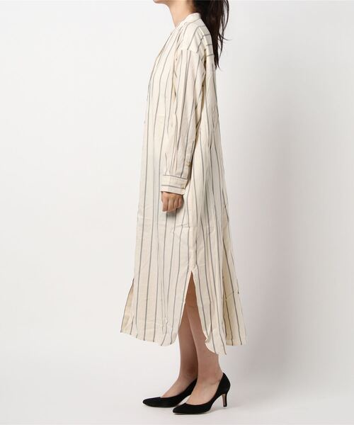 AMERICAN HOLIC（アメリカンホリック）の「バックタック比翼シャツワンピース　＊（ワンピース・レディース・チェック/ホワイト系その他6/ブルー系その他4・FREE）」の5枚目の写真