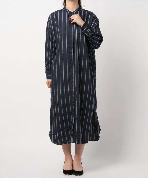 AMERICAN HOLIC（アメリカンホリック）の「バックタック比翼シャツワンピース　＊（ワンピース・レディース・チェック/ホワイト系その他6/ブルー系その他4・FREE）」の17枚目の写真