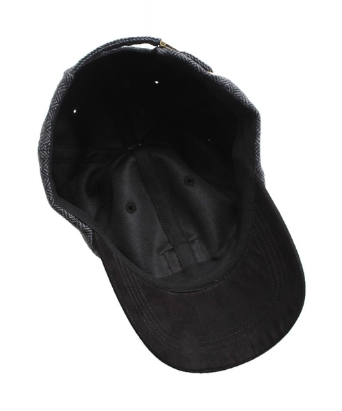 14+（イチヨンプラス）の「ヘリンボーンスエードローキャップ（キャップ・レディース・ブラック/ベージュ/ネイビー・FREE）」の7枚目の写真