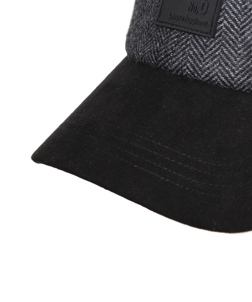 14+（イチヨンプラス）の「ヘリンボーンスエードローキャップ（キャップ・レディース・ブラック/ベージュ/ネイビー・FREE）」の11枚目の写真
