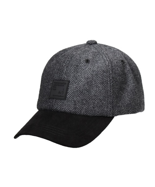 14+（イチヨンプラス）の「ヘリンボーンスエードローキャップ（キャップ・レディース・ブラック/ベージュ/ネイビー・FREE）」の6枚目の写真