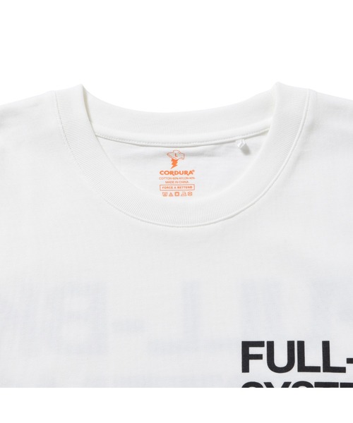 FULL-BK(フルビーケー)の「CORDURA × FULL-BK SYSTEM TEE(Tシャツ/カットソー・メンズ・ブラック/ホワイト・MEDIUM/LARGE)」の4枚目の写真