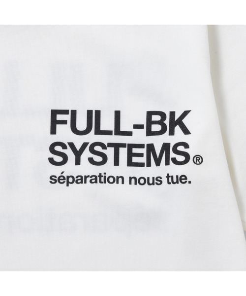 FULL-BK(フルビーケー)の「CORDURA × FULL-BK SYSTEM TEE(Tシャツ/カットソー・メンズ・ブラック/ホワイト・MEDIUM/LARGE)」の5枚目の写真