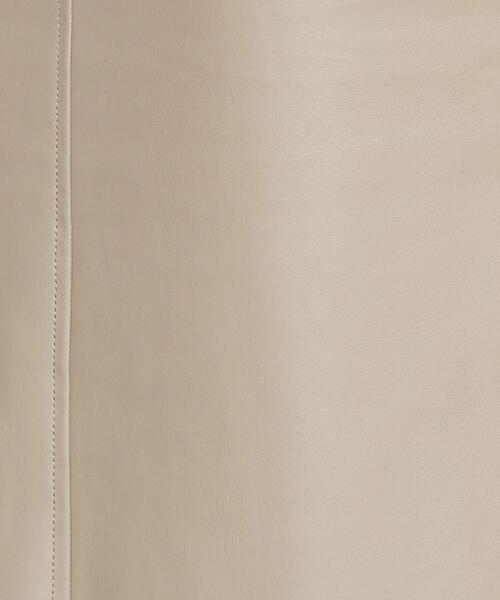 H　BEAUTY&YOUTH UNITED ARROWS（エイチビューティーアンドユースユナイテッドアローズ）の「＜H＞FAKE LEATHER TIGHT SKIRT/スカート（スカート・レディース・ベージュ/ブラック・MEDIUM/SMALL）」の14枚目の写真