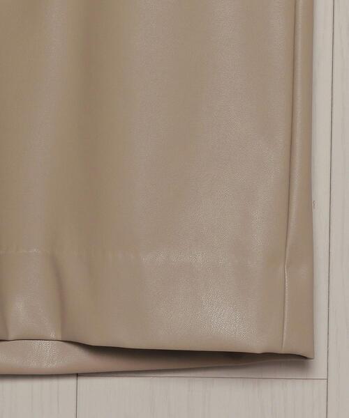 H　BEAUTY&YOUTH UNITED ARROWS（エイチビューティーアンドユースユナイテッドアローズ）の「＜H＞FAKE LEATHER TIGHT SKIRT/スカート（スカート・レディース・ベージュ/ブラック・MEDIUM/SMALL）」の8枚目の写真
