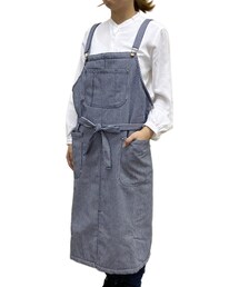 212 KITCHEN STORE（トゥワントゥキッチンストア）の「ワーク系ボアエプロン　BL（エプロン・レディース）」