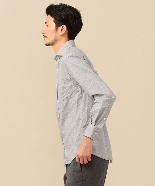 SHIPS(シップス)の「SC: セミワイド ネルシャツ(シャツ/ブラウス・メンズ・ネイビー/グレー/ナチュラル/ブルー・LARGE/X-LARGE/MEDIUM/SMALL)」の16枚目の写真