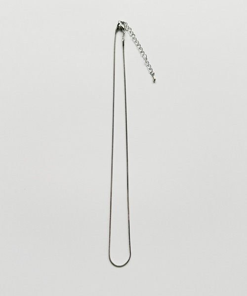 sowang（ソワン）の「１mmシンプルスネークチェーンネックレス/simple snake necklace（ネックレス・レディース・シルバー/ゴールド/ピンク・FREE）」の6枚目の写真