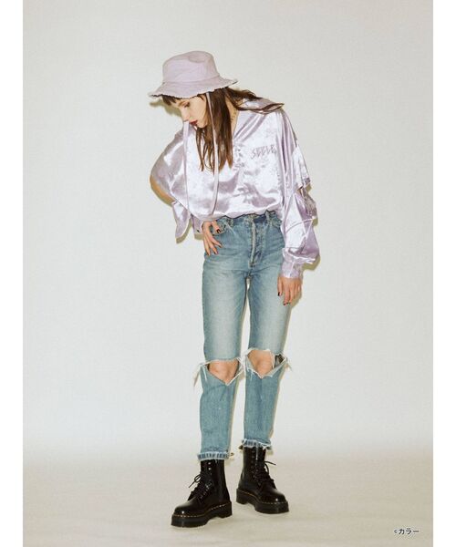 jouetie（ジュエティ）の「ヱヴァンゲリヲン新劇場版 SEELE 2WAYシャツ（シャツ/ブラウス・レディース・グレー/ブラック/ラベンダー/その他1・MEDIUM）」の16枚目の写真