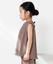 MAKE YOUR DAY | カットソープリーツタンクトップ■80～140cm(タンクトップ)