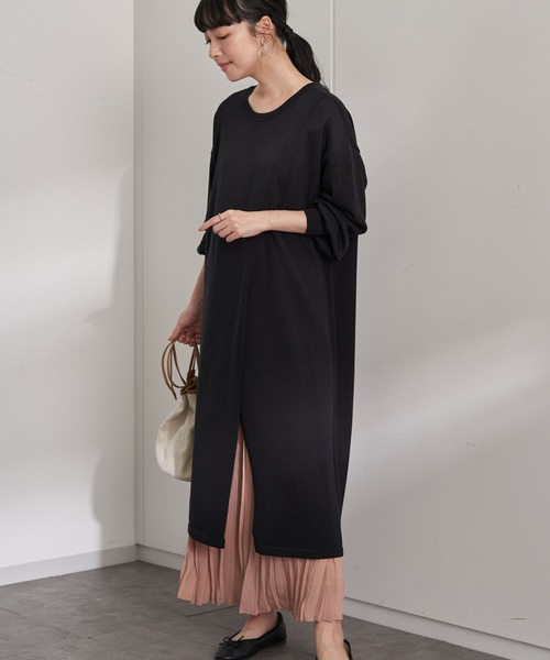 Set2点ニットワンピース プリーツスカート ワンピース Earth Music Ecology アースミュージックアンドエコロジー のファッション通販 Zozotown