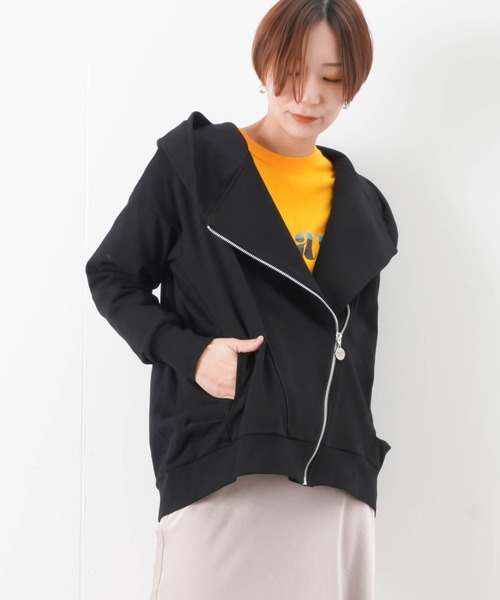 極美MARECHL TERRE マルシャルテル　コンビネーションフードパーカー ✨美品✨マルシャルテル コンビネーション フードパーカーブルゾン