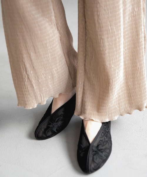 A part by（アパートバイ）の「メッシュチャイナシューズ　933412（その他シューズ・レディース・ブラック/ブラウン/ベージュ・MEDIUM/LARGE）」の8枚目の写真