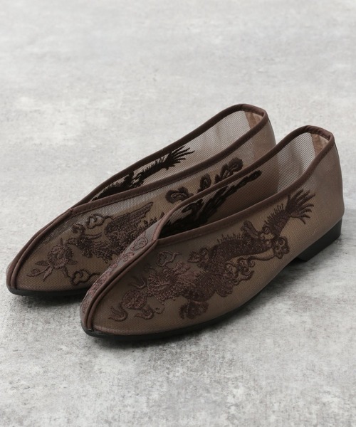 A part by（アパートバイ）の「メッシュチャイナシューズ　933412（その他シューズ・レディース・ブラック/ブラウン/ベージュ・MEDIUM/LARGE）」の10枚目の写真