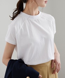 GeeRA | 【21夏新着】綿100％プチハイネックラグランＴシャツ(Tシャツ/カットソー)