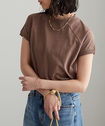 GeeRA | 【21夏新着】綿100％プチハイネックラグランＴシャツ(Tシャツ/カットソー)