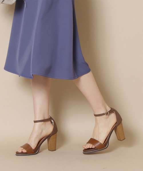 N.(N. Natural Beauty Basic)(エヌエヌナチュラルビューティーベーシック)の「ヒールカップサンダル(パンプス・レディース・ブラック/ホワイト/ブラウン・LARGE/MEDIUM/SMALL)」の3枚目の写真