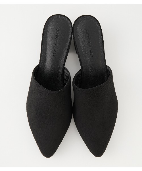 AZUL by moussy（アズールバイマウジー）の「BACK OPEN PUMPS/バックオープンパンプス（サンダル・レディース・ブラック/ライトパープル・LARGE/SMALL/MEDIUM）」の10枚目の写真