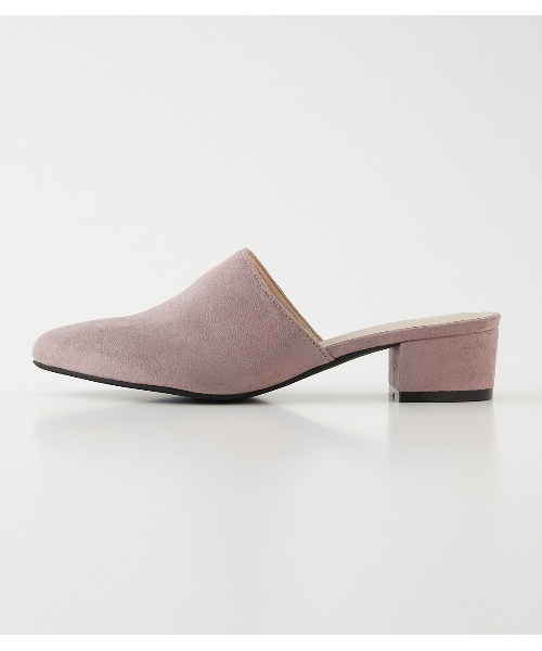 AZUL by moussy（アズールバイマウジー）の「BACK OPEN PUMPS/バックオープンパンプス（サンダル・レディース・ブラック/ライトパープル・LARGE/SMALL/MEDIUM）」の9枚目の写真