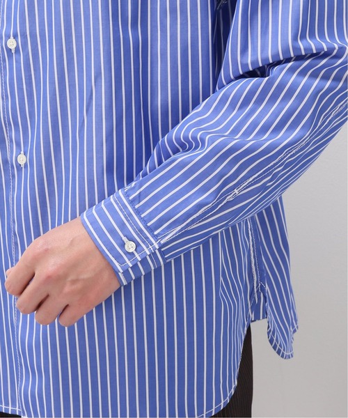 値下げ　EDIFICE Thick count シャツ　XLサイズ　ブルー 値下げ EDIFICE Thick count シャツ XLサイズ ブルー - メルカリ