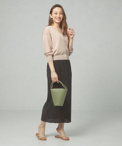 closet story（クローゼットストーリー）の「＜closet story＞□スケカン イージーVネック カーディガン -手洗い可能-（カーディガン/ボレロ・レディース・ホワイト/ブラック/ベージュ・FREE）」の13枚目の写真