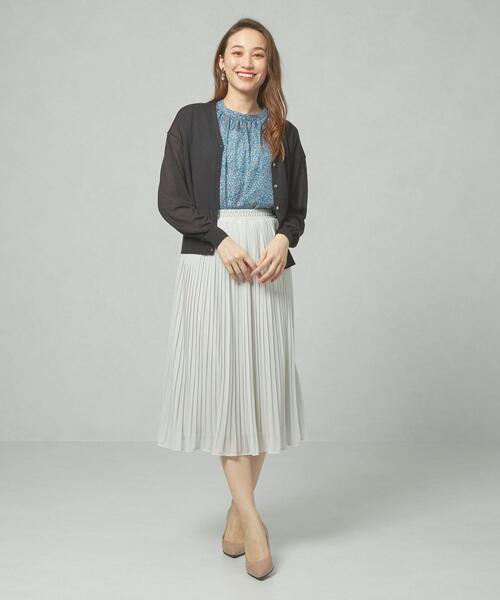 closet story（クローゼットストーリー）の「＜closet story＞□スケカン イージーVネック カーディガン -手洗い可能-（カーディガン/ボレロ・レディース・ホワイト/ブラック/ベージュ・FREE）」の15枚目の写真