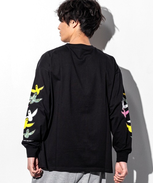 Mark Gonzales（マーク・ゴンザレス）の「Mark Gonzales(マーク ゴンザレス)エンジェルプリントロングスリーブカットソー×2type（Tシャツ/カットソー・メンズ・ホワイト系2/ブラック系1/ブラック系2/ホワイト系1・XL/L/M）」の12枚目の写真