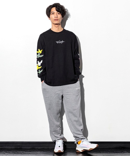 Mark Gonzales（マーク・ゴンザレス）の「Mark Gonzales(マーク ゴンザレス)エンジェルプリントロングスリーブカットソー×2type（Tシャツ/カットソー・メンズ・ホワイト系2/ブラック系1/ブラック系2/ホワイト系1・XL/L/M）」の16枚目の写真