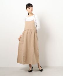 Samansa Mos2 | 35thリネン混キャミワンピース(ワンピース)