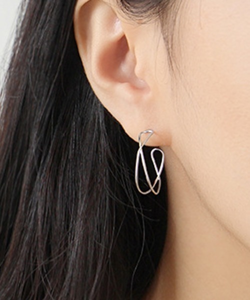 8(eight)(エイト)の「silver925 ピアス(ピアス(両耳用)・メンズ・C/D/F/G/H/I/J/K/L/M/O/P/A/B/E/Q/N・FREE)」の3枚目の写真
