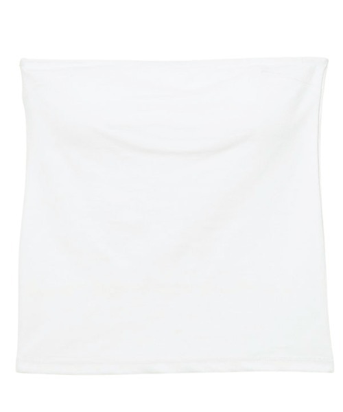 EIMY ISTOIRE（エイミーイストワール）の「カップインリブベアトップ（チューブトップ・レディース・ホワイト/ブラック・FREE）」の4枚目の写真