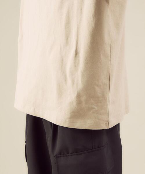 green label relaxing（グリーンレーベルリラクシング）の「【 WEB限定 】[ GLR/ -or ] フットボール ワイド Tシャツ ユニセックス 男女兼用（Tシャツ/カットソー・メンズ・ホワイト/ベージュ/ロイヤルブルー・M/L）」の11枚目の写真