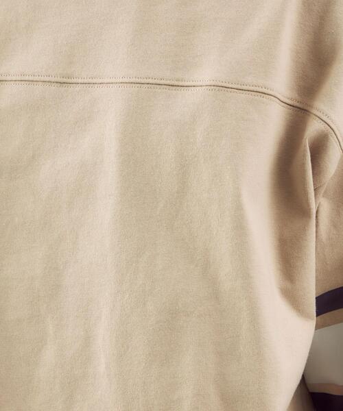 green label relaxing（グリーンレーベルリラクシング）の「【 WEB限定 】[ GLR/ -or ] フットボール ワイド Tシャツ ユニセックス 男女兼用（Tシャツ/カットソー・メンズ・ホワイト/ベージュ/ロイヤルブルー・M/L）」の12枚目の写真